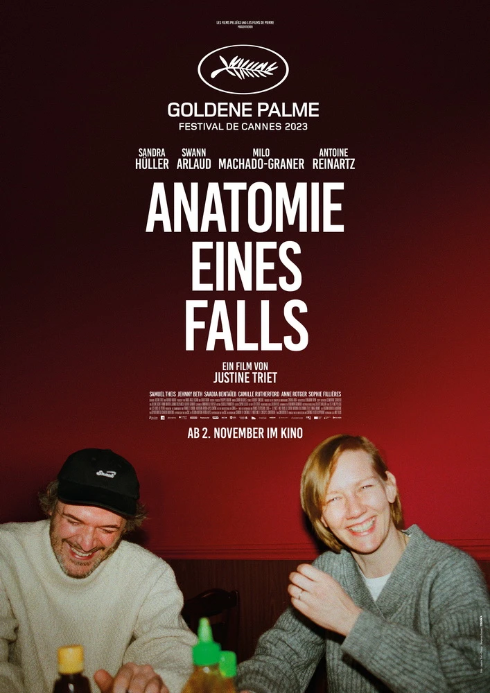 Filmplakat: Anatomie eines Falls, Cannes 2023, ab 2. November